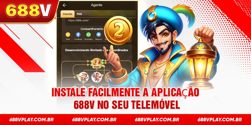 Instale facilmente a aplicação 688V no seu telemóvel