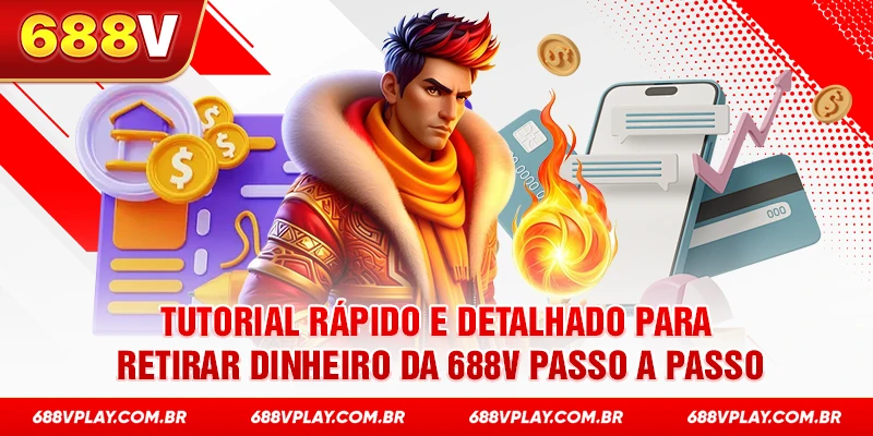 Tutorial rápido e detalhado para retirar dinheiro da 688V passo a passo