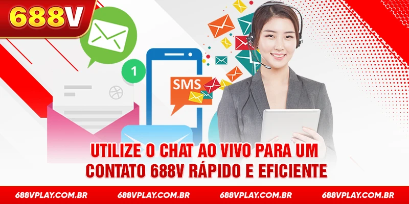 Utilize o Chat Ao Vivo para um contato 688V rápido e eficiente